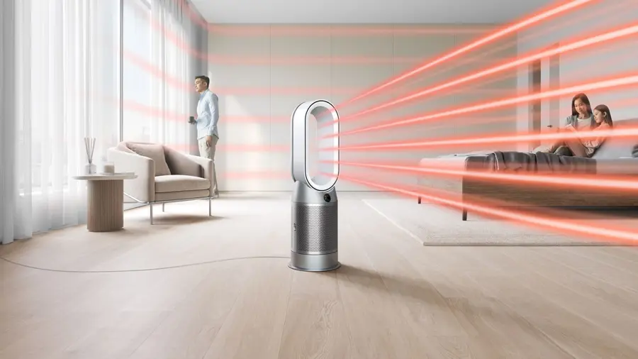 Oczyszczacz powietrza i wentylator z funkcją ogrzewania Dyson Purifier Hot+Cool Autoreact HP7A